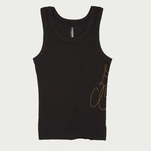 Cherry LA Western Tank Top (Lava Black)